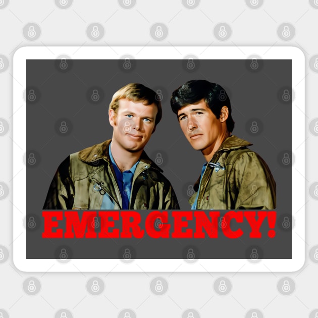Emergency! - 70s Tv Show Magnet by wildzerouk